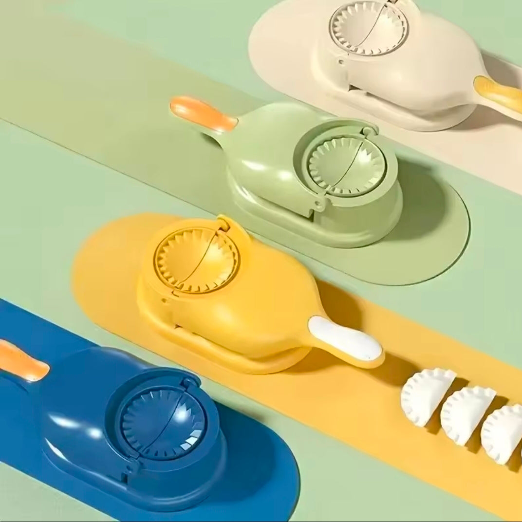 2 in1 Dumpling Maker DIY Kit Wrapper Presser Dough Pressing Ideal for Home Cooking Dough Skin Molder Machine Kitchen Gadgets