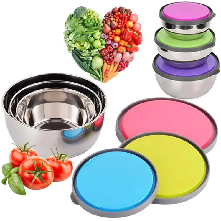 3 Pcs Food Container Set – Airtight, Leak Proof & Durable