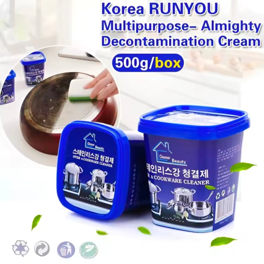 All Purpose Cleaner, Stainless Steel Cleaning Paste Powerful Cookware Rust Removal Cleaning Paste, kitchen Stainless Steel Cleaner