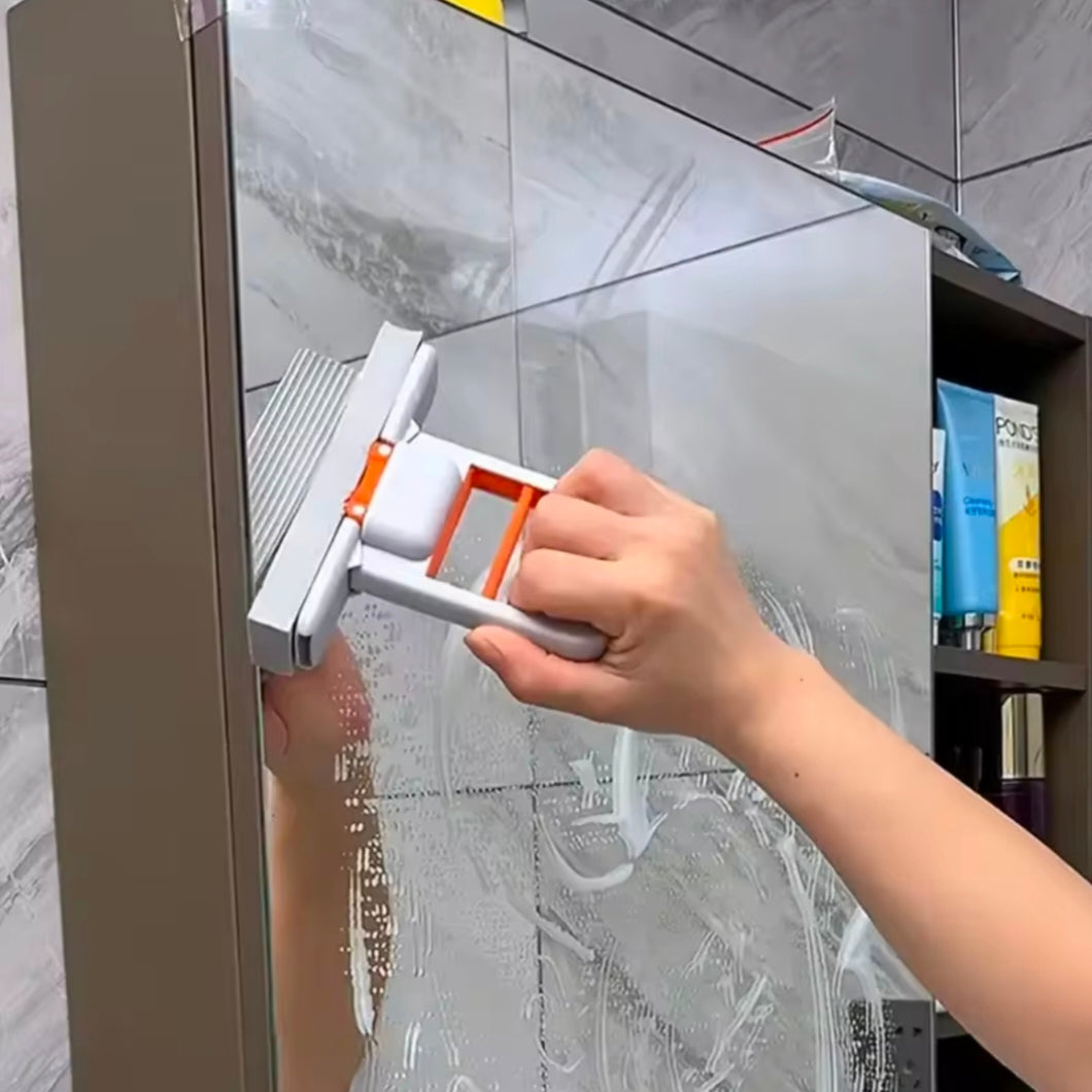 Multi-Functional Mini Mop |

Retractable Wet/Dry Mop

for Kitchen, Bathroom, Car |

Durable Plastic |

Compact &

Home Cleaning Tool