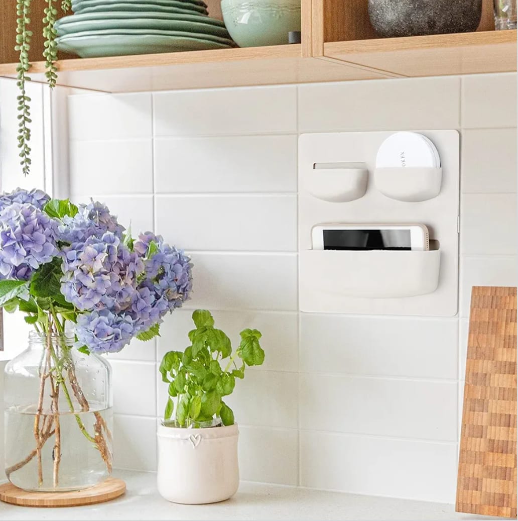 Plastic Self-Adhesive Storage Rack