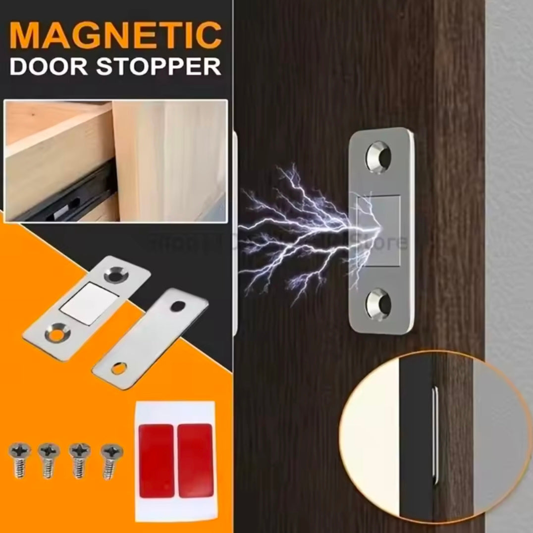 Magnetic Cabinet Catches Ultra Thin Door Strong Magnets Stopper Invisible Adhesive Drawer Magnet Lock For Kitchen Closet Closer