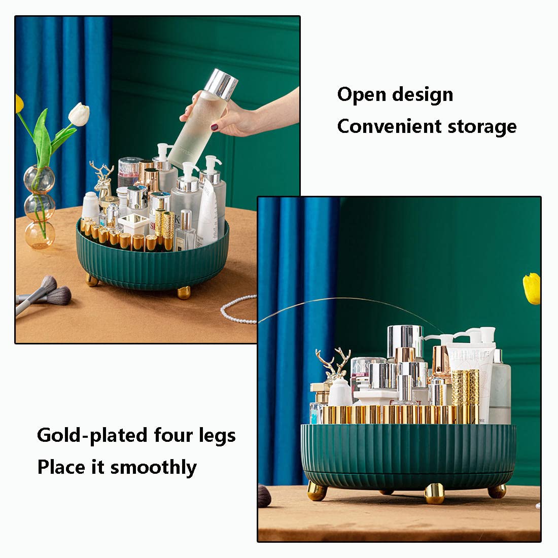 360° Rotating Strong Tray – Durable Kitchen & Home Organizer