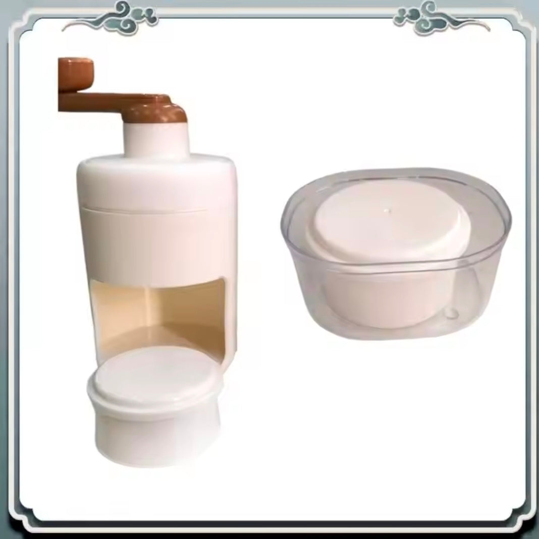 Diy Household Hand-Operated shaved Ice Milk Shake Making Smoothie Machine Kitchen Hand Ice Breaker Mein Mein Ice Shaved Ice