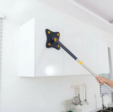 Four -leaf Clover 360 Clean Tiles and walls Household Ceiling Brush Tool Self- draining