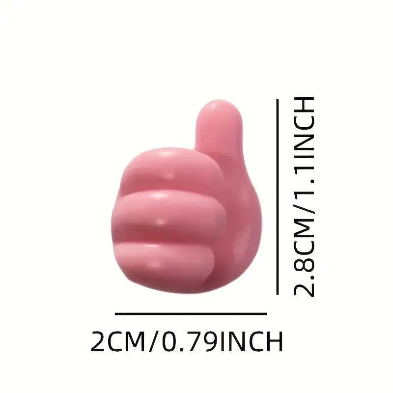 Thumb Hooks Pack of 10 – Heavy Duty Wall Hooks (Big Size)