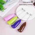 Wireless Handheld Electric Stainless Steel Mixer Milk Tea Coffee Frother Kitchen Small Appliance Home Use Egg Beater