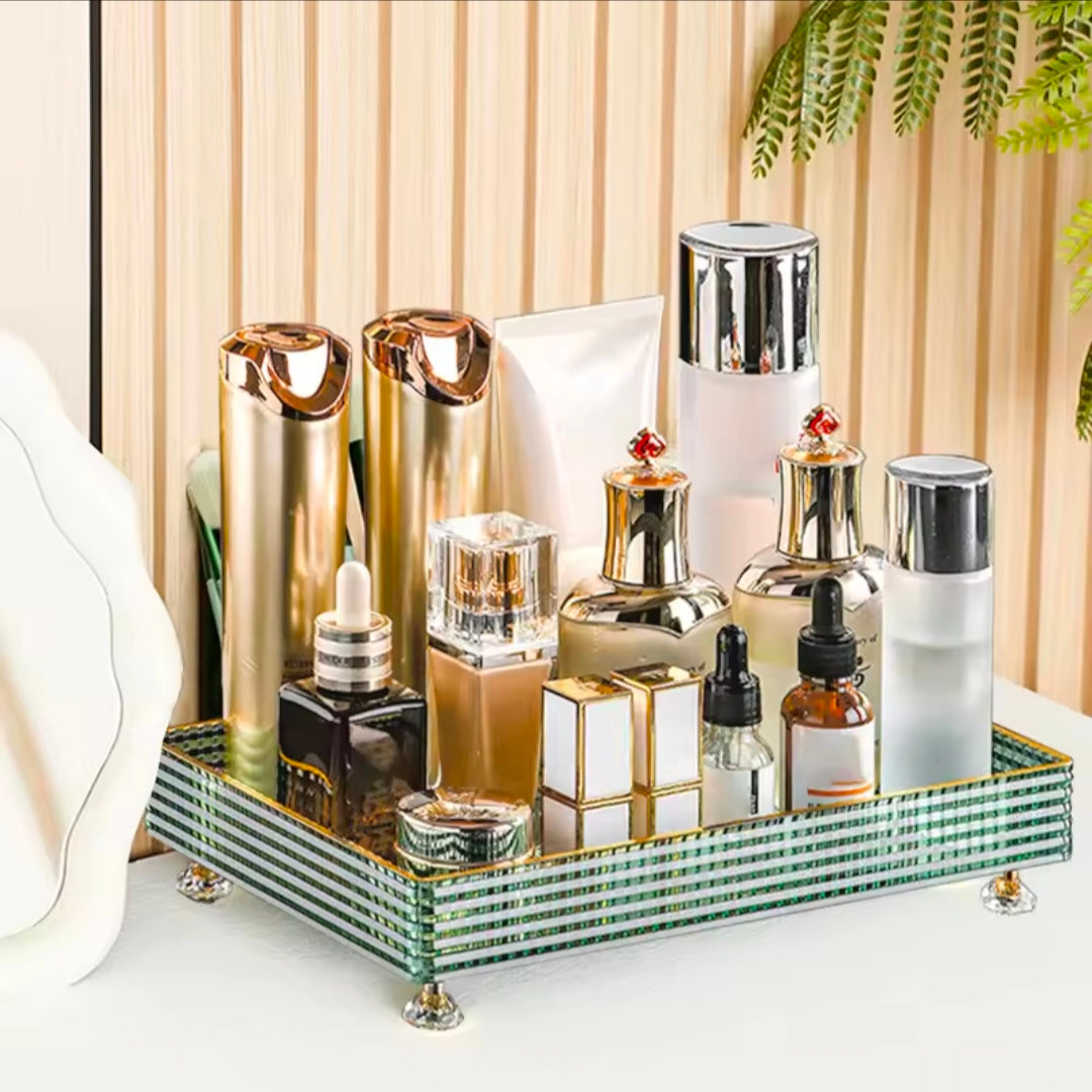 Cosmetic Storage Tray Fruit Plate Living Room Household Coffee Table Snacks Dried Candy Nuts Snack Plate Dessert Storage Box