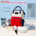 DHDH Diaper Bag Mummy Backpack Large Capacity Bag Mom Baby Multi-function Waterproof Outdoor Travel Diaper Bags For Baby Care