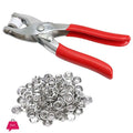 Sets Snap Fasteners Kit Tool, Metal Snap Buttons Rings with Fastener Pliers Press Tool Kit for Clothing Sewing