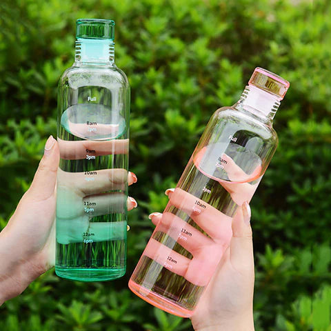 Durable Glass Bottle with Lid  for Daily Use