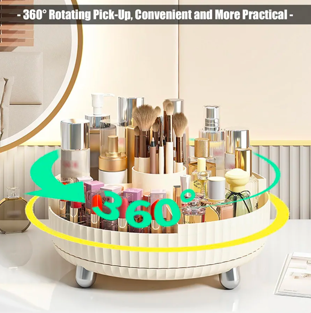 360° Rotating Strong Tray – Durable Kitchen & Home Organizer