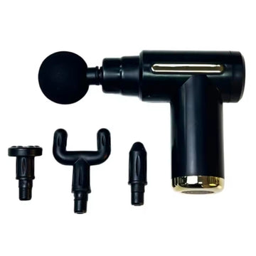 Mini Fascia Massage Gun Powerful Mini Deep Tissue Massage Gun for Muscle Recovery & Pain Relief with 4 Attachments