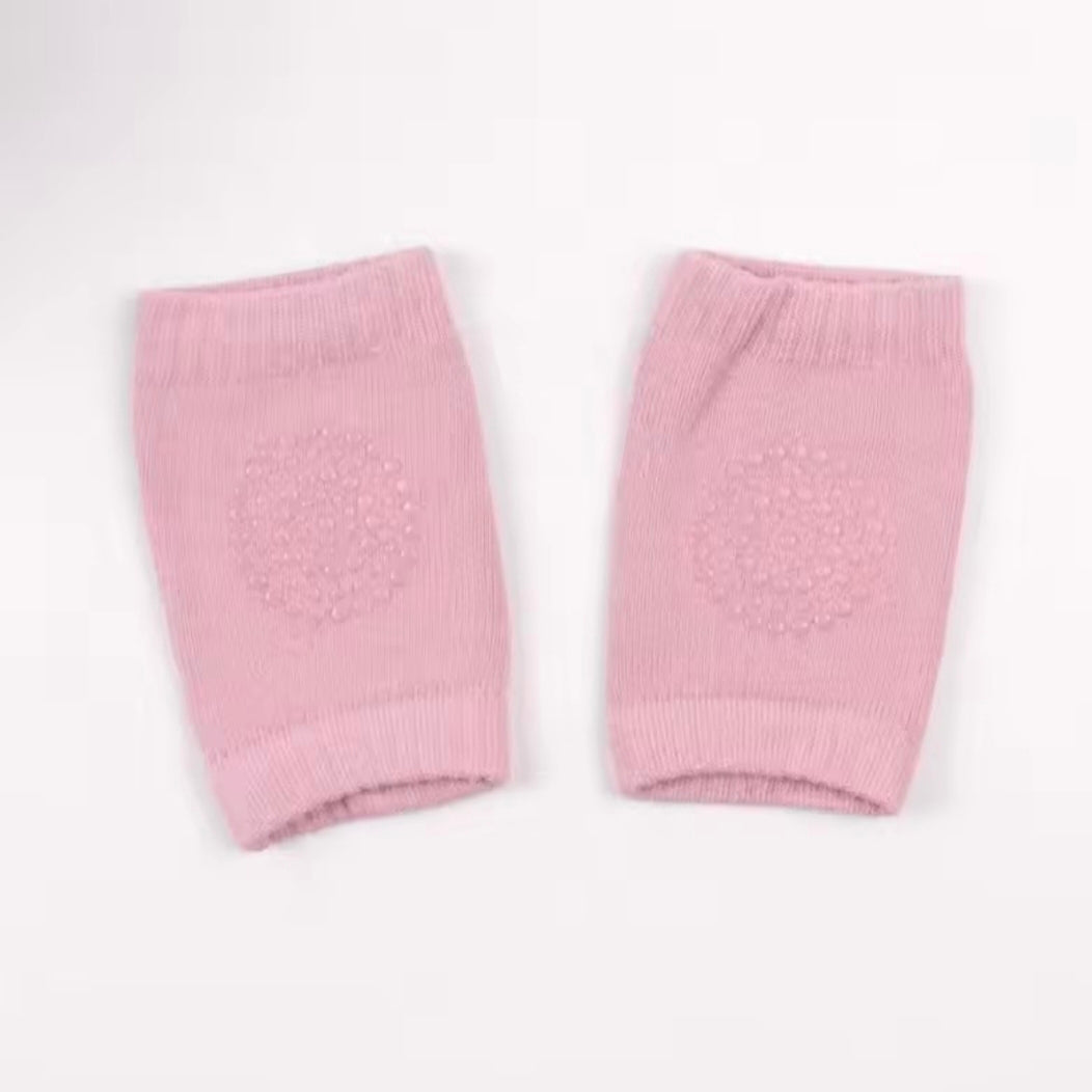 Infant Knee Pads Plain Color Glue Point Anti-Slip Children Knee Breathable Movement Summer Baby Crawling Elbow Pads