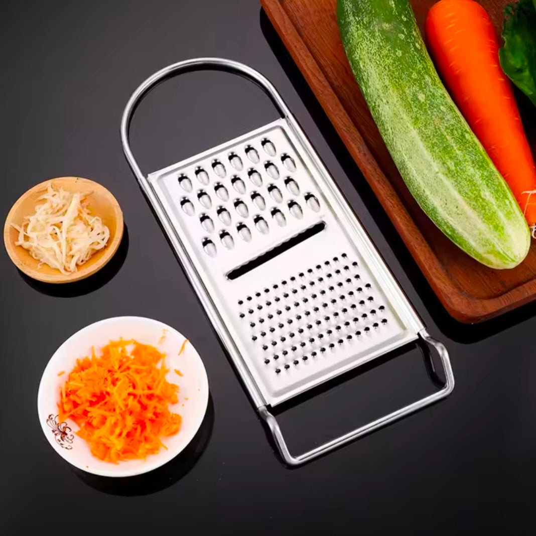 3-in-1 Stainless Steel Vegetable Fruit Slicer Cutter

Multi-purpose Potato Lemon Cheese Grater Food

Crusher Kitchen Accessories