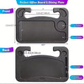 1pc Multifunctional Car Steering Wheel Tray Table Steering Wheel Storage Rack Storage Board Card Table Car mounted dining tray