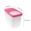 10kg Sealed Rice Storage Box Thickened Plastic Grain Bucket Moisture-Proof Insect-Proof Food Safe Container Pink