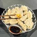Shell Dish Transparent Dumpling Plate with Vinegar Discs Sushi Breakfast Dried Fruit Snack Shell Spitting Dish Fruit Plate