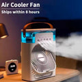 3 In 1 New Fan Alr Conditioner Household Small Air Cooler LED Night Light Portable Humidifier Air Adjustment Fan Office Home Fan