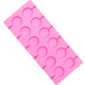 5cm Large Round Silicone Lollipop Molds Chocolate candy pop Fondant Mould sugar lolly cake biscuit bakeware 8 hole with sticks
