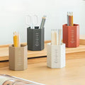 Creative Hexagonal Design Pen Holder Large Capacity Pen Pencil Pot Brush Storage Container Box Plastic Stationery Desk Organizer