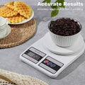 Digital Kitchen Scale 22lb/10kg Capacity, Stainless Steel

Food Scale with oz/g Units | Replaceable Battery Power |