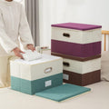 Storage Box with Cover – Durable Organizer for Clothes & Accessories