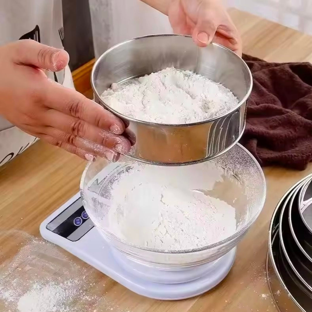 Digital Kitchen Scale 22lb/10kg Capacity, Stainless Steel

Food Scale with oz/g Units | Replaceable Battery Power |