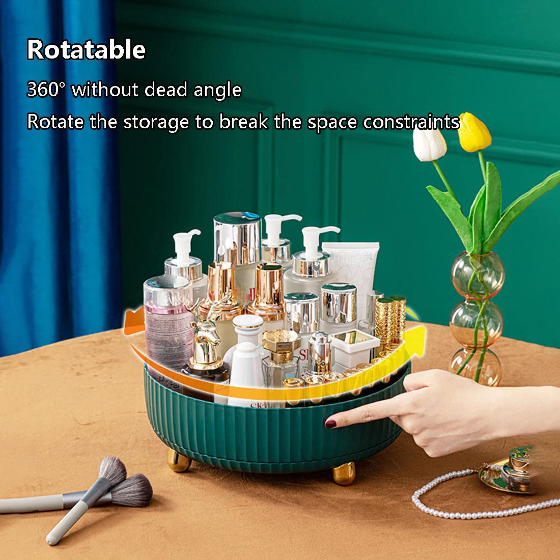 360° Rotating Strong Tray – Durable Kitchen & Home Organizer