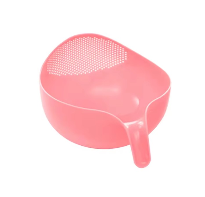 New Portable food Grade Plastic Rice Beans Peas Washing Filter Stainer Basket Sieve Drainer Cleaning Gadget Kitchen Accessories
