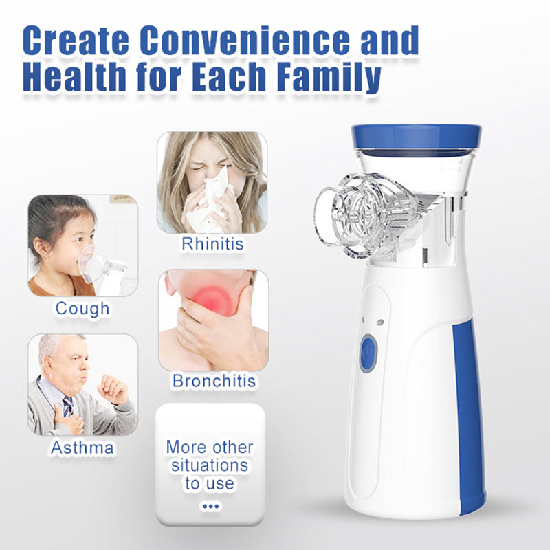 Portable Nebulizer JSL-W302 Adults & Children Ultrasonic Mesh Nebulizer