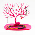 Jewelry Display Stand Tray Tree Storage Racks Earrings Necklaces Rings Jewelry Boxes Case Desktop Organizer Holder Make Up Decor