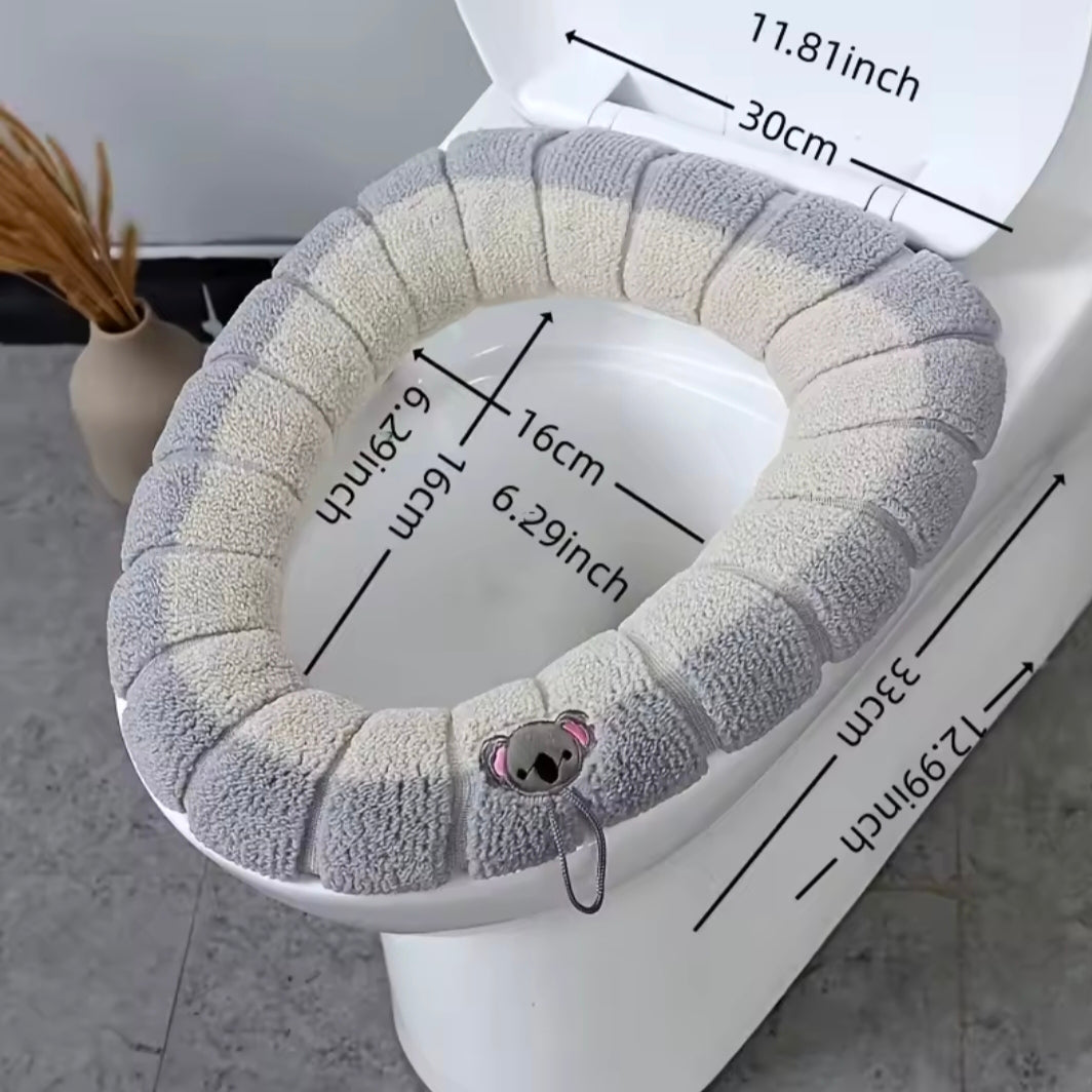Winter Warmth Toilet Seat Covers - Soft Thick Warm Cushion with Removable & Easy-Clean Design, Portable for Home, Dorms

by The Advancing
