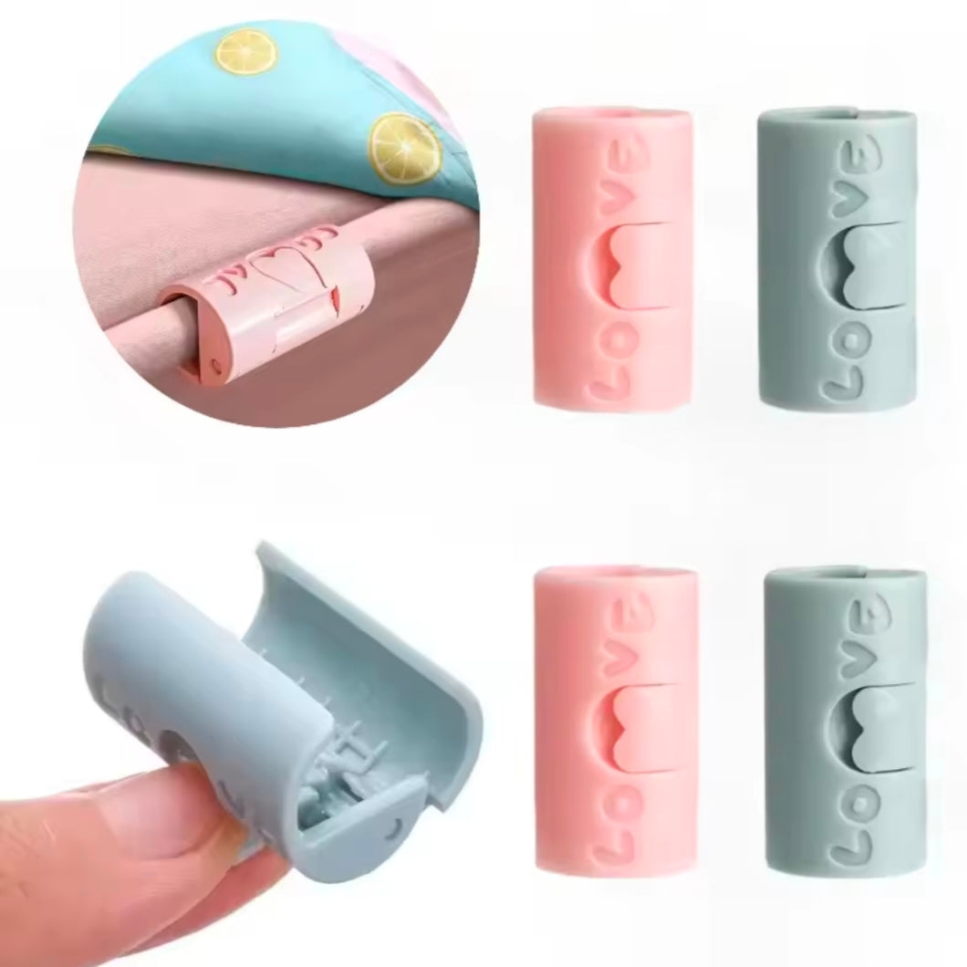 Invisible Need-free Bed Sheet Holder Quit Cover Non-Slip Mattress Sheet Buckle Bed pegs Clamp Fastener Gripper (pack of 10)
