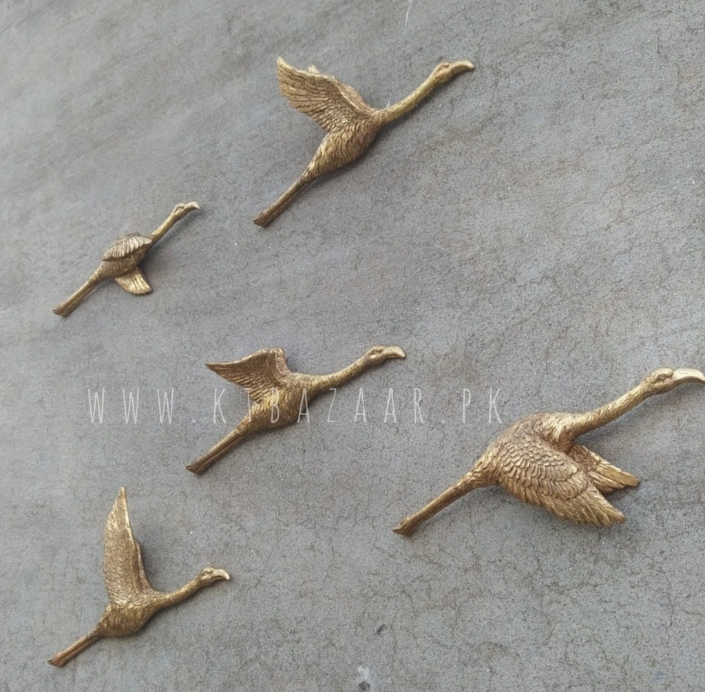 Flying Birds Wall Decoration (Set of 5)