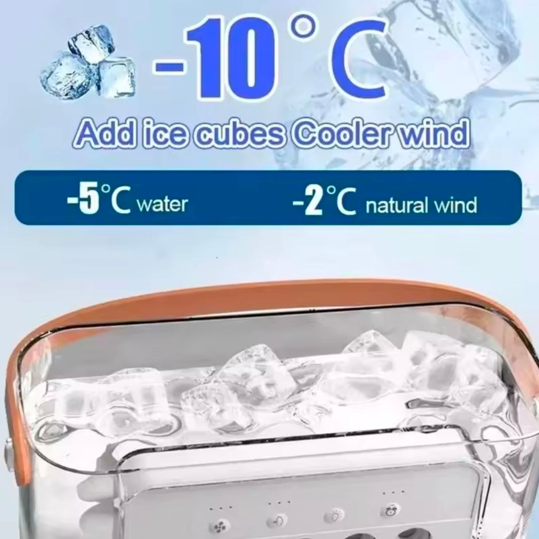 3 In 1 New Fan Alr Conditioner Household Small Air Cooler LED Night Light Portable Humidifier Air Adjustment Fan Office Home Fan