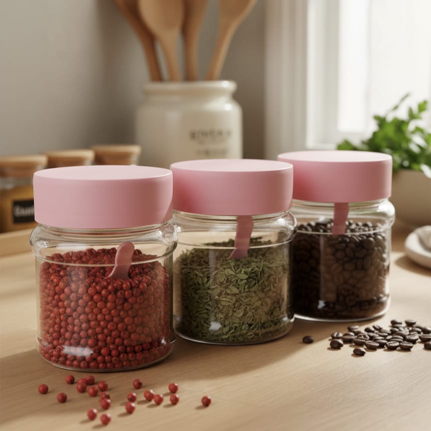 Kitchen Spice jar (3pcs) set 750ml