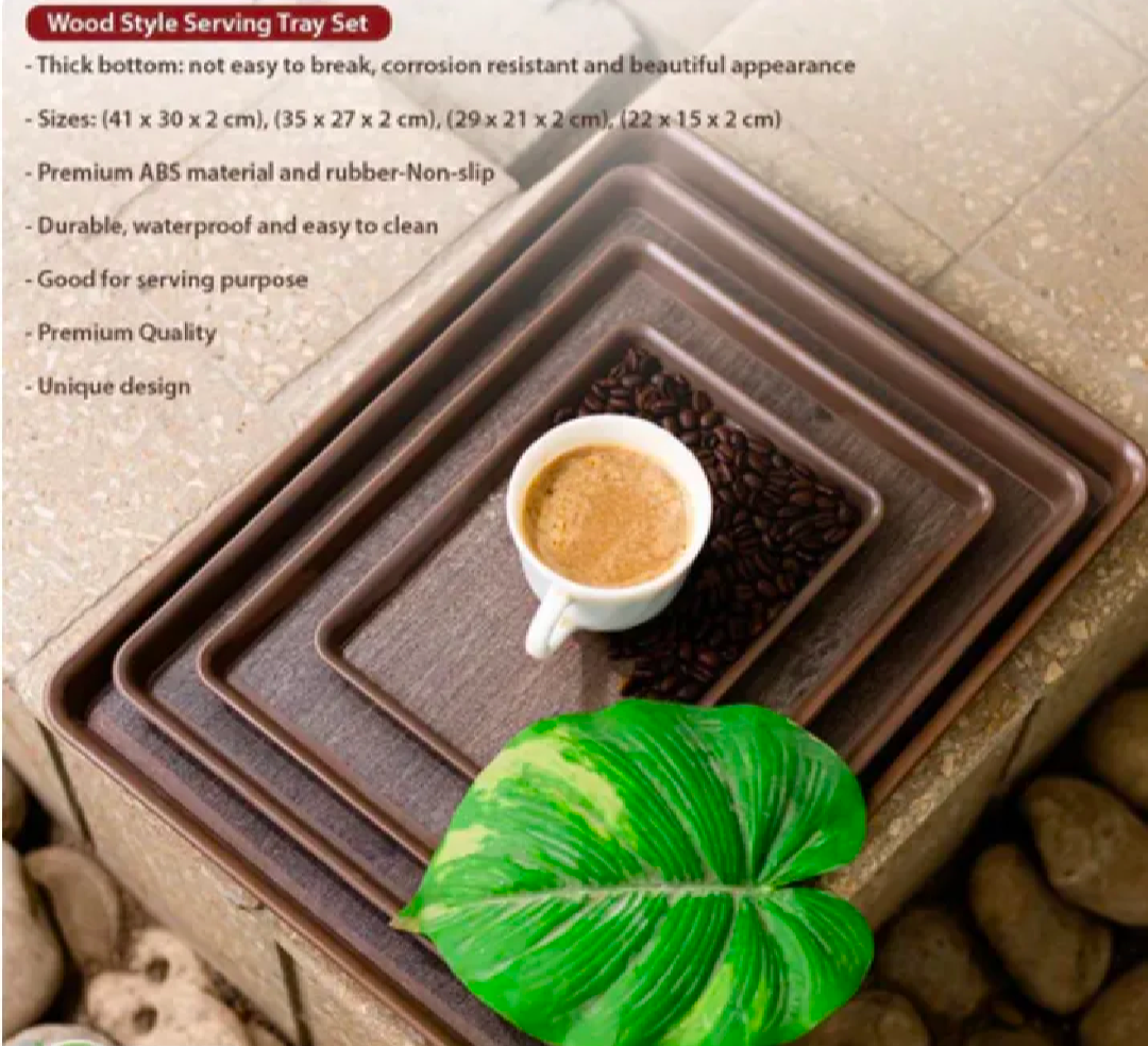 Smart Serving Tray Bundle Pack of 4