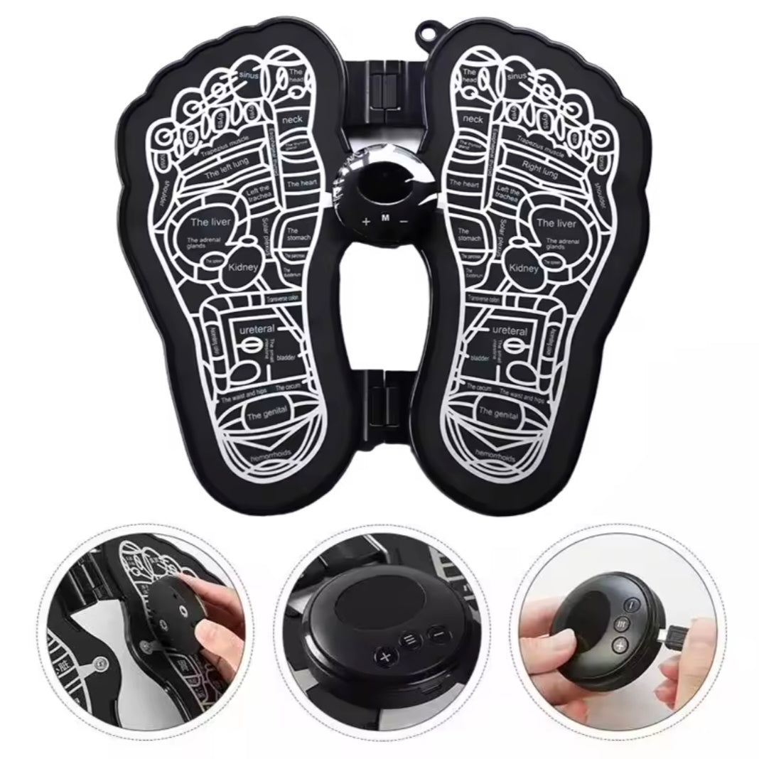 Electric EMS Foot Massager Health Care Massageador Mat Pad Electrodos Estimulador Physiotherapy Acupuntura Portatil Stimulator