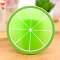 Creative Fruit Soft Rubber Round Coasters Pvc Non-slip Heat Insulation Coaster Anti-scald Table Mat Cup Mats Kitchen Things