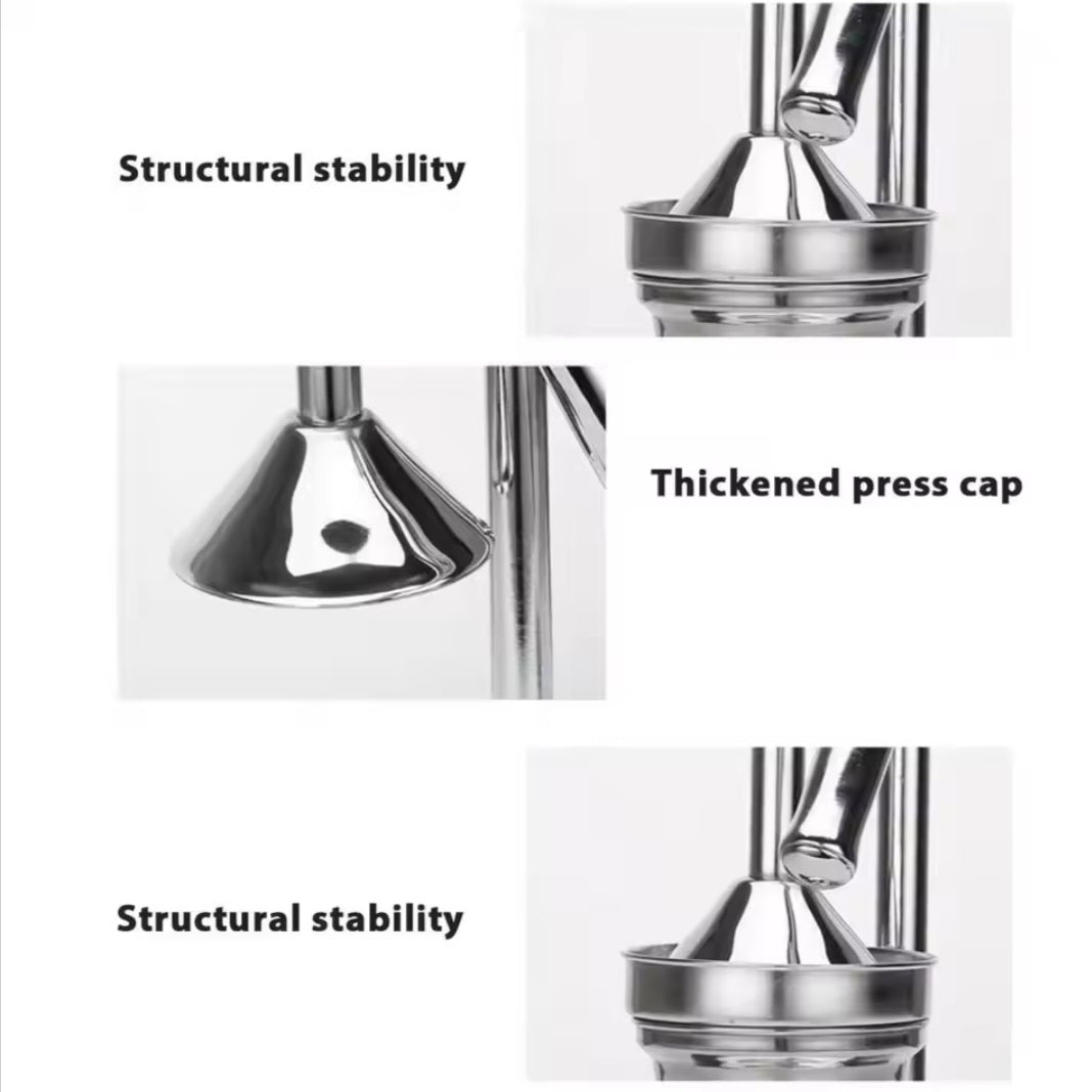 Stainless Steel Juicer Stainless Steel Citrus Press Stainless Steel Juicer for Citrus Fruits Heavy Duty Home Kitchen Helper