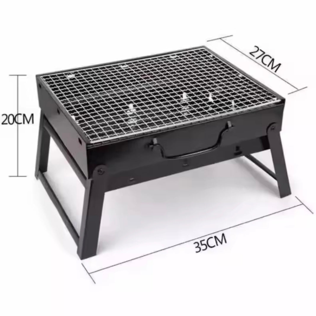 Bbq Foldable Little Gangster Bbq Grill Grill Outdoor Camping Portable Handheld Grill Kitchen Dedicated Dining Table