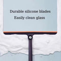 Multifunctional 3 In 1 Glass Window Screen Cleaning Brush Silicone Squeegee Wiper Bathroom Kitchen Home Mirror Washing Tools