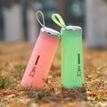 400ML Portable Double Walled Glass Water Bottle Travel Office Home Student Creative Water Cup Coffee Juice Milk Cup Water Bottle