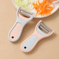 2 In Multifunctional Vegetable Fruit Slicer Julienner Non- Slip Handle Dishwasher Safe Hook Design Kitchen Tool