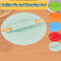 Silicone Dough Mat And Non-stick Rolling Pins Set Kneading Pad Anti-Slip Pastry Boards For Pizza Pastry Bread Baking Tools
