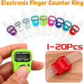 Mini Stitch Marker And Row Finger Counter LCD Electronic Digital Tally Counter For Sewing Knitting Weave Tool Key Number Count