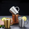 300ml Multifunction Coffee Mug Metal Drinking Cup Creative Design for Tea Milk Soup Breakfast Hot Drinks Water Cup Container