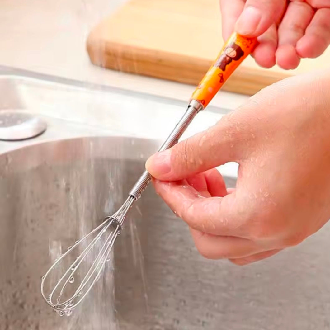 Egg Beater Mini Stainless Steel Balloon Wire Whisk Manual Hand Mixer Milk Cream Butter Whisk Mixer Kitchen Egg Tools