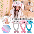 Cute Caps Plush Embroidery Women Hat Gift For Kids Children Girls Boy Wrap Warm Dancing Rabbit Ear Hat
